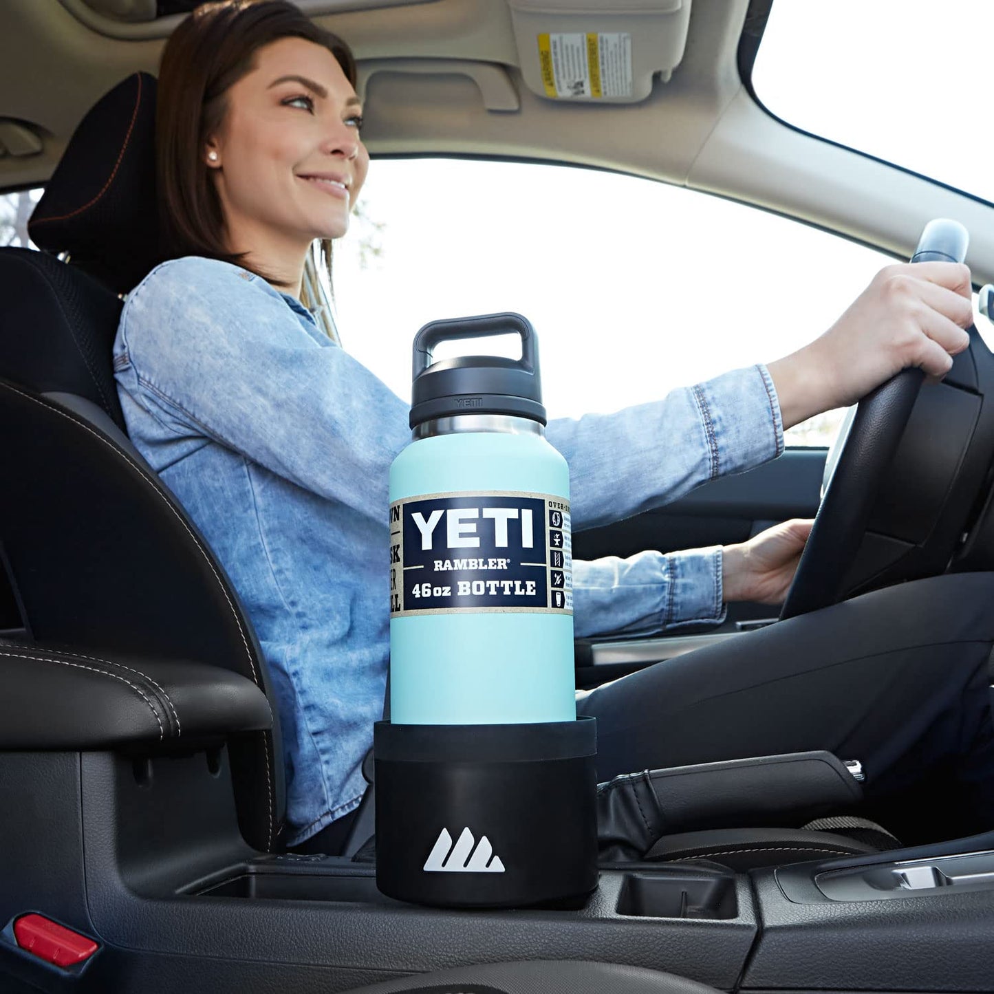 Integral Adjustable Car Cup Holder Expander