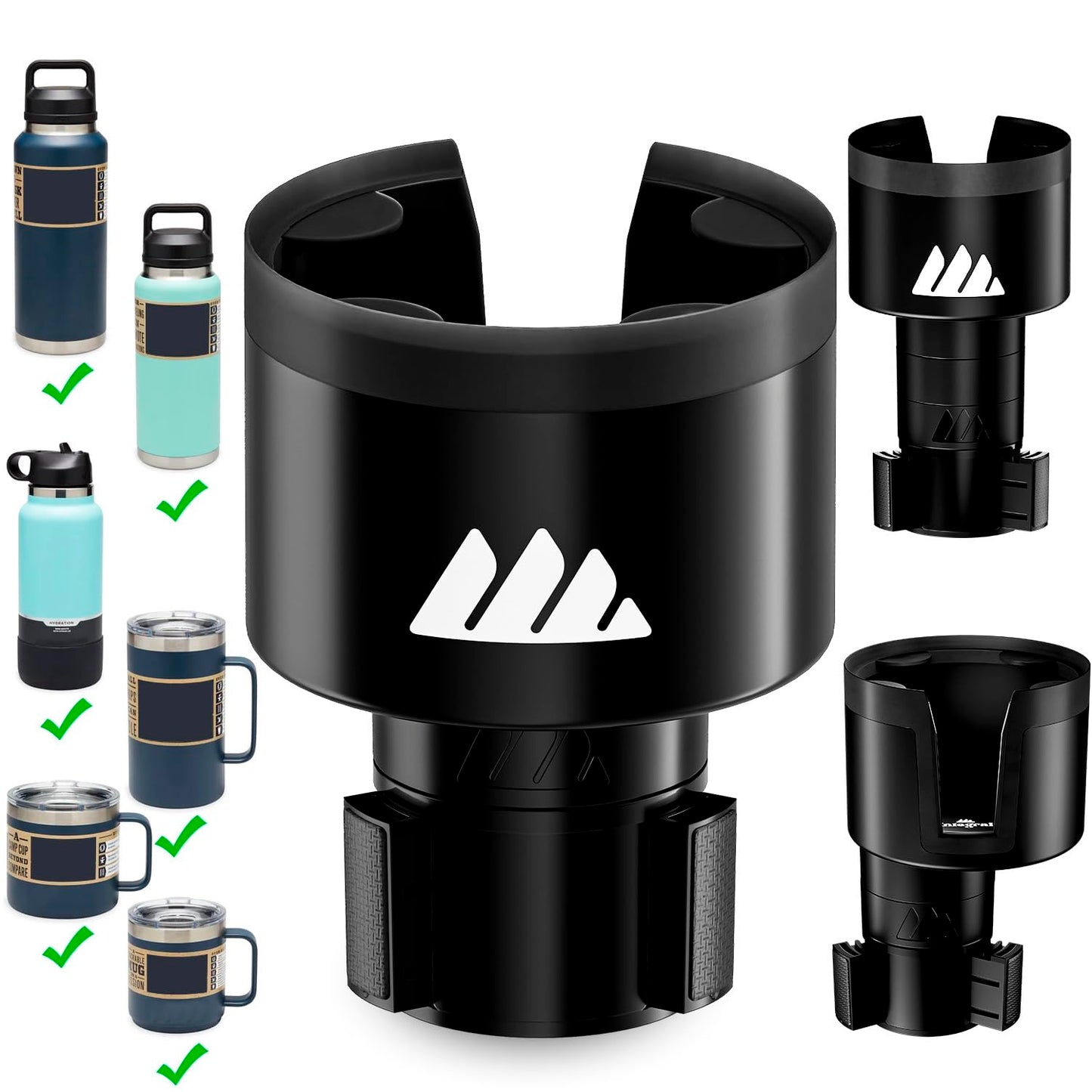 Integral Adjustable Car Cup Holder Expander