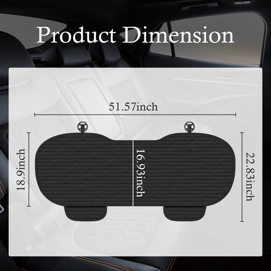 Car Back Seat Cover Non-Slip Breathable Rear Protector