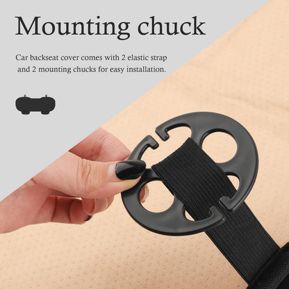 Car Back Seat Cover Non-Slip Breathable Rear Protector