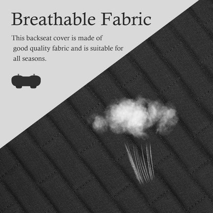 Car Back Seat Cover Non-Slip Breathable Rear Protector